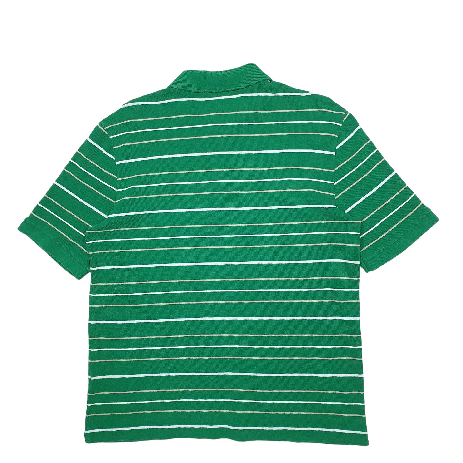 Mens Green Lacoste  Short Sleeve Polo Shirt