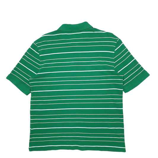 Mens Green Lacoste  Short Sleeve Polo Shirt