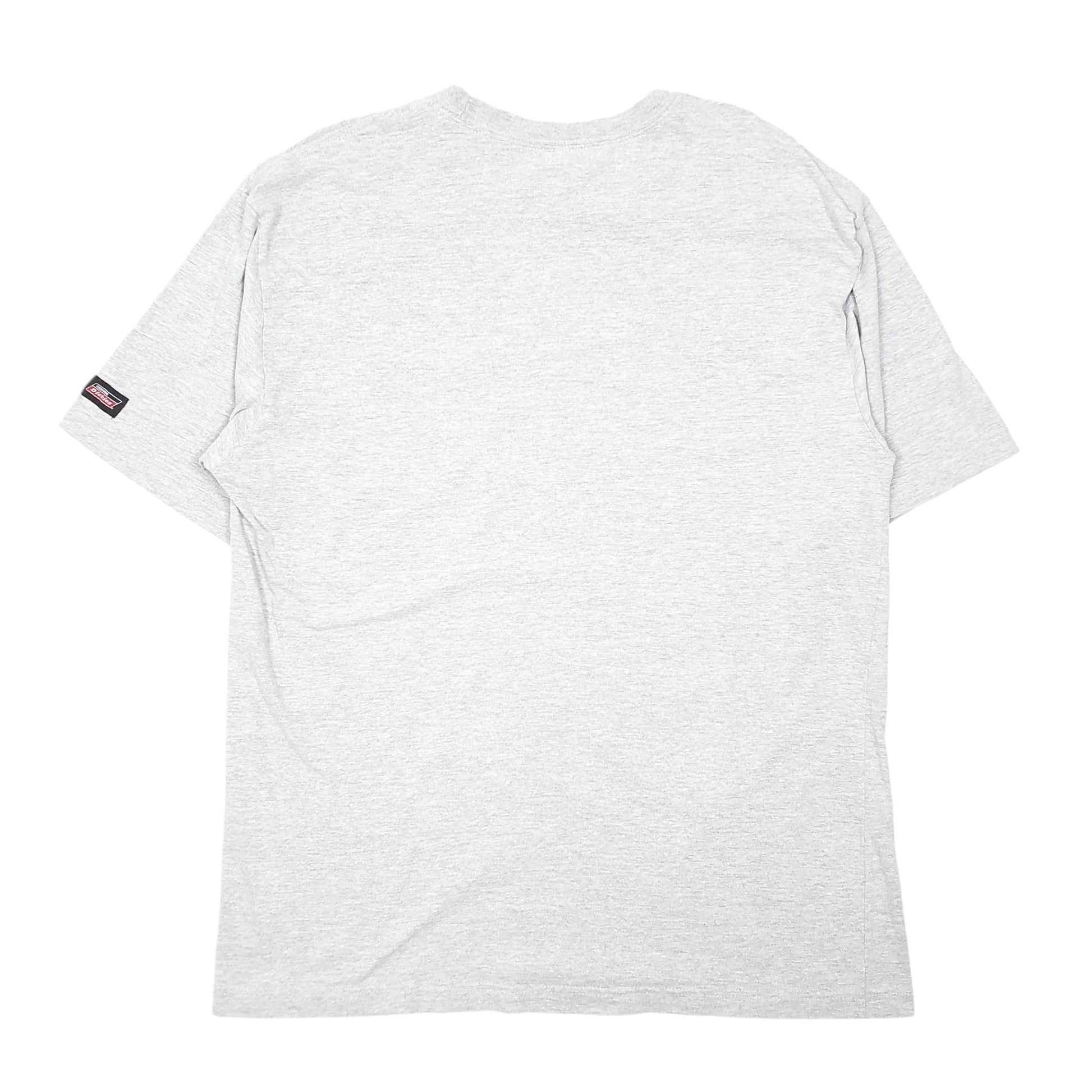 Mens Grey Dickies Pocket Workwear Short Sleeve T Shirt