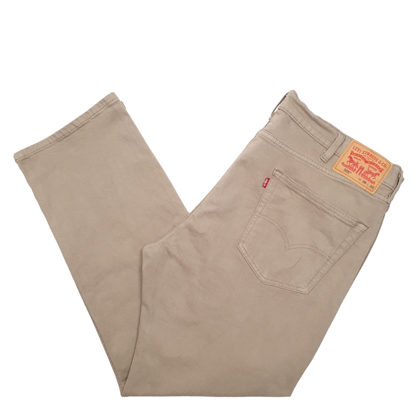 Mens Sand Levis  505 JeansW38 L30