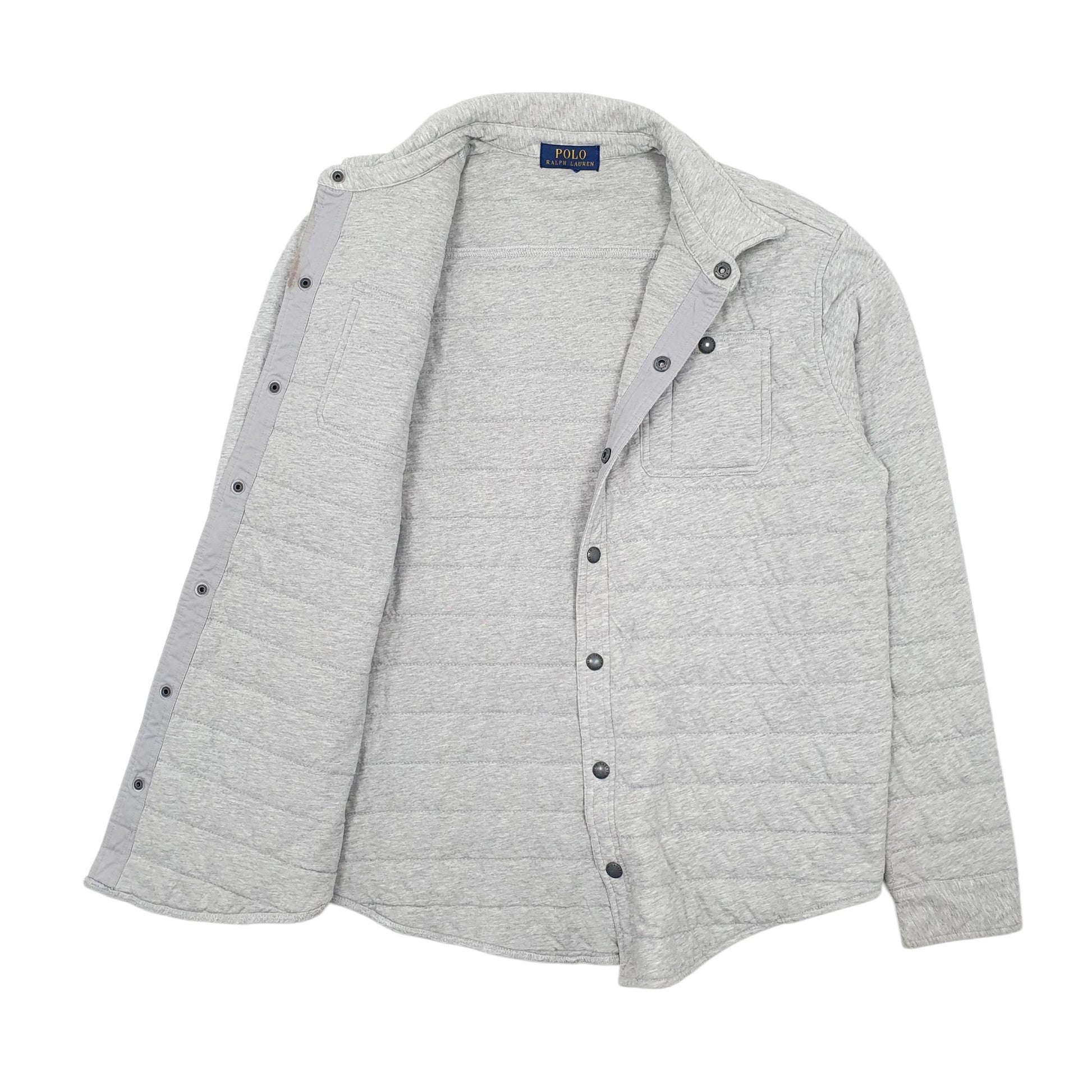 Mens Grey Polo Ralph Lauren  Hoodie Coat