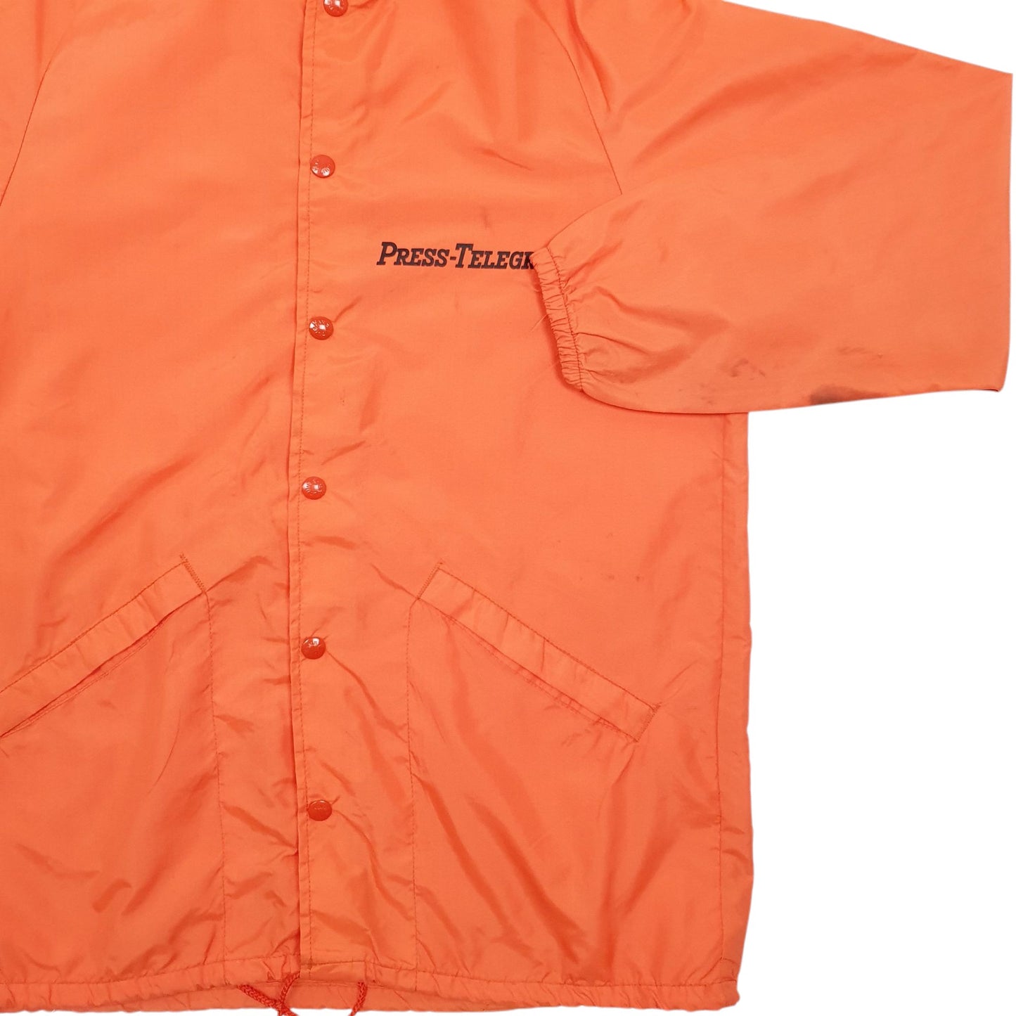 Mens Orange King Louie Pro Fit Vintage Made In USA  Coat