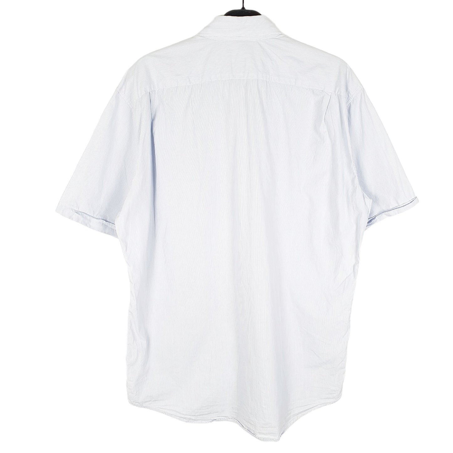 Mens Blue Lacoste  Short Sleeve Shirt