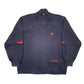 Mens Grey Adidas Vintage Quarter Zip Jumper