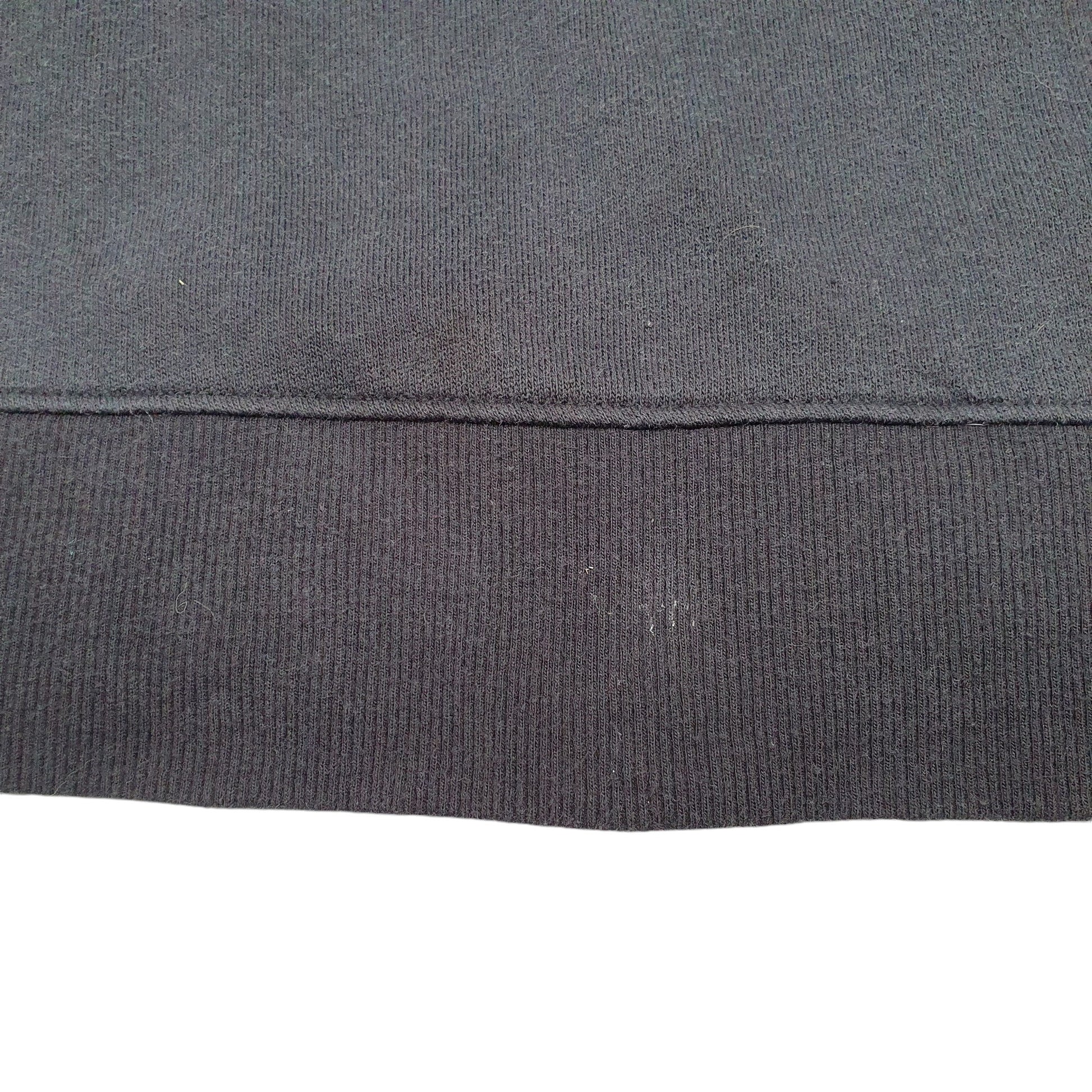 Mens Black Fila Spellout Raglan Crewneck Jumper