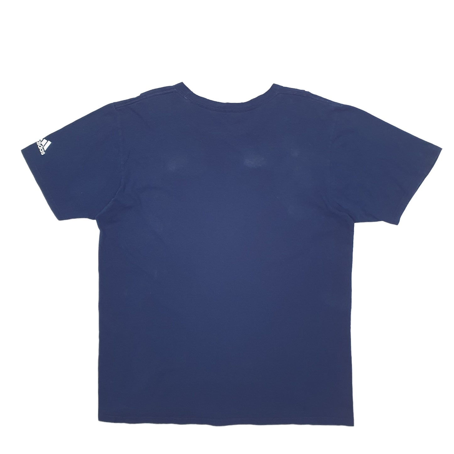 Mens Blue Adidas  Short Sleeve T Shirt