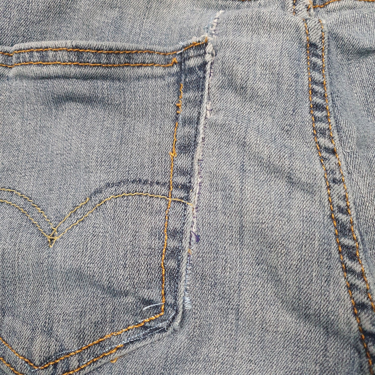 Mens Blue Levis Stretch 512 JeansW32 L29