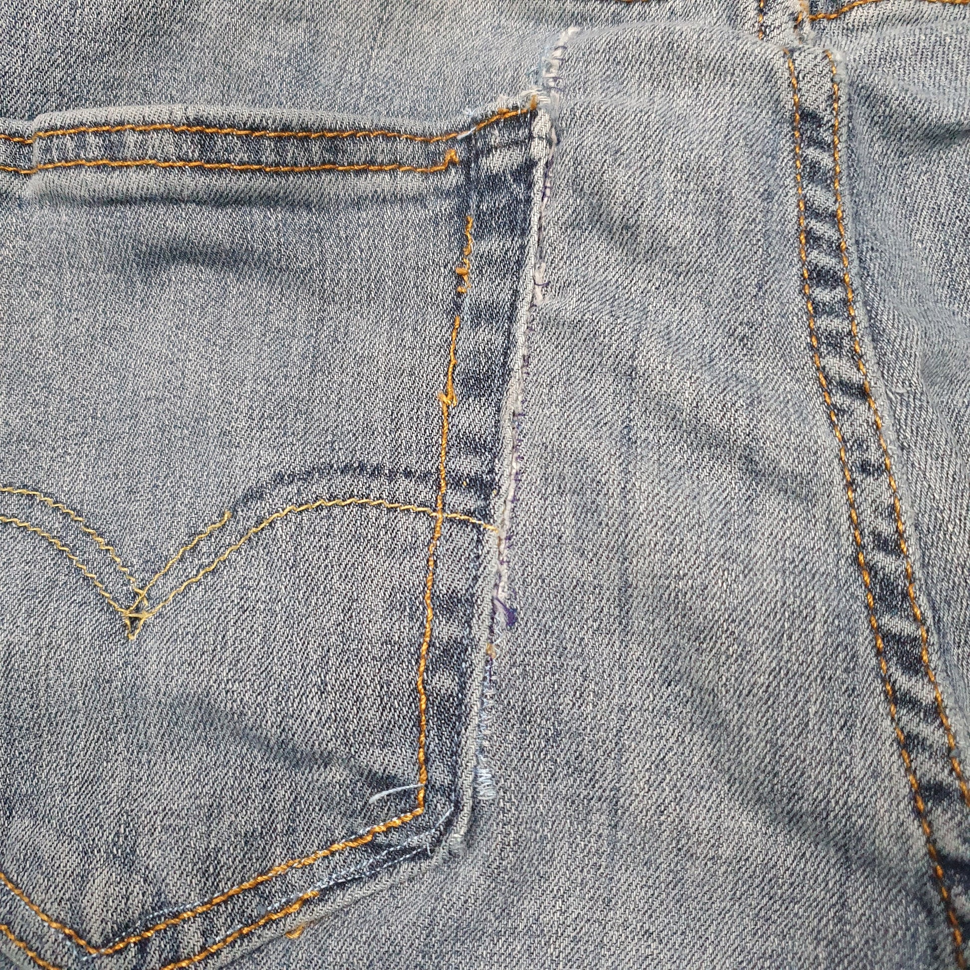 Mens Blue Levis Stretch 512 JeansW32 L29