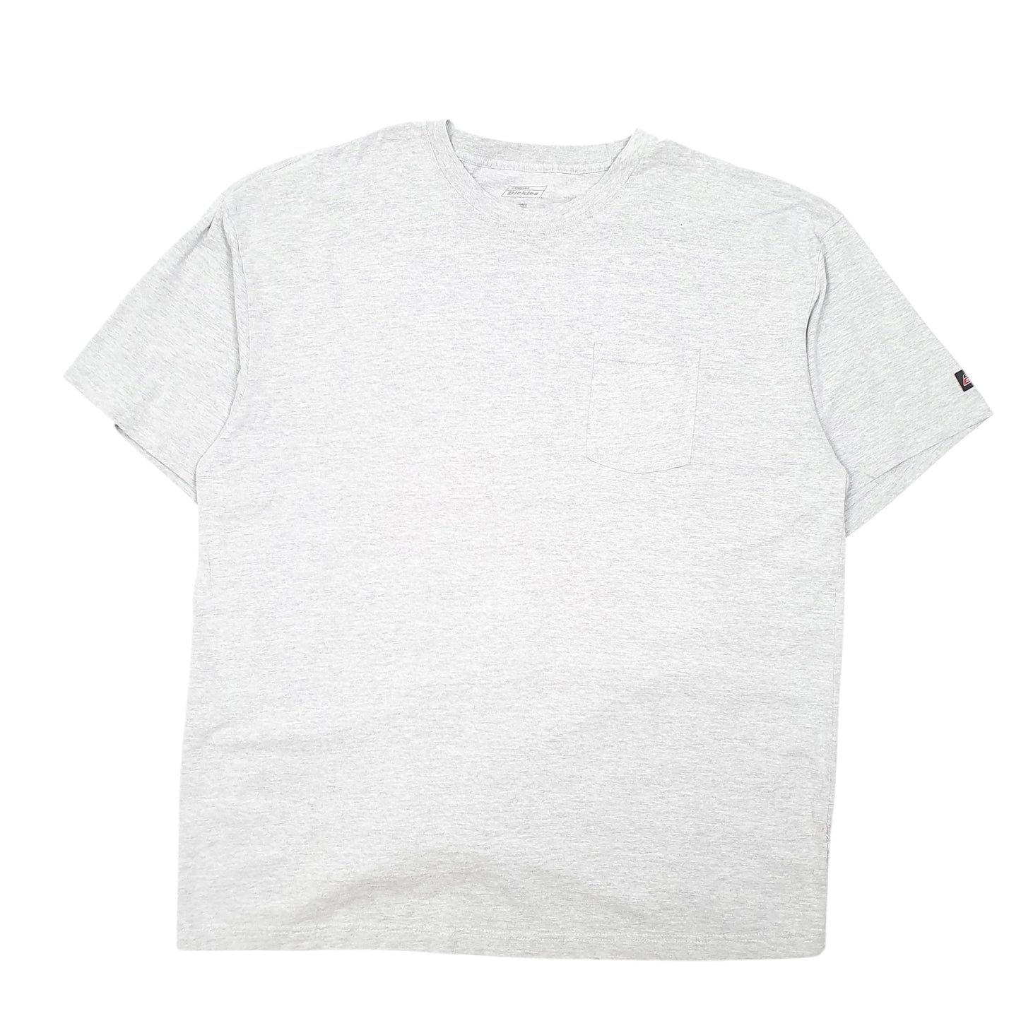 Mens Grey Dickies Pocket Workwear Short Sleeve T Shirt