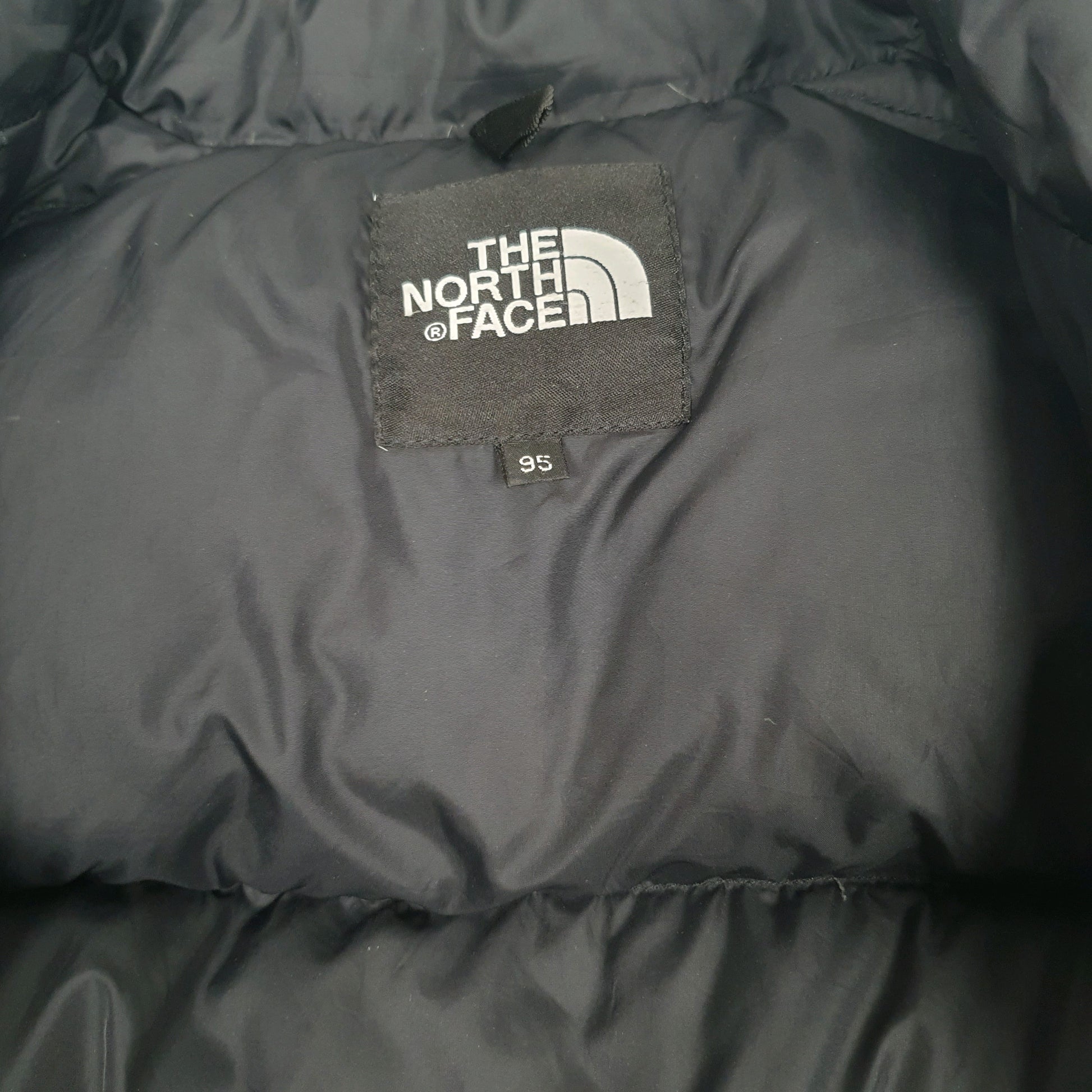 Mens Black The North Face Nuptse 700  Coat