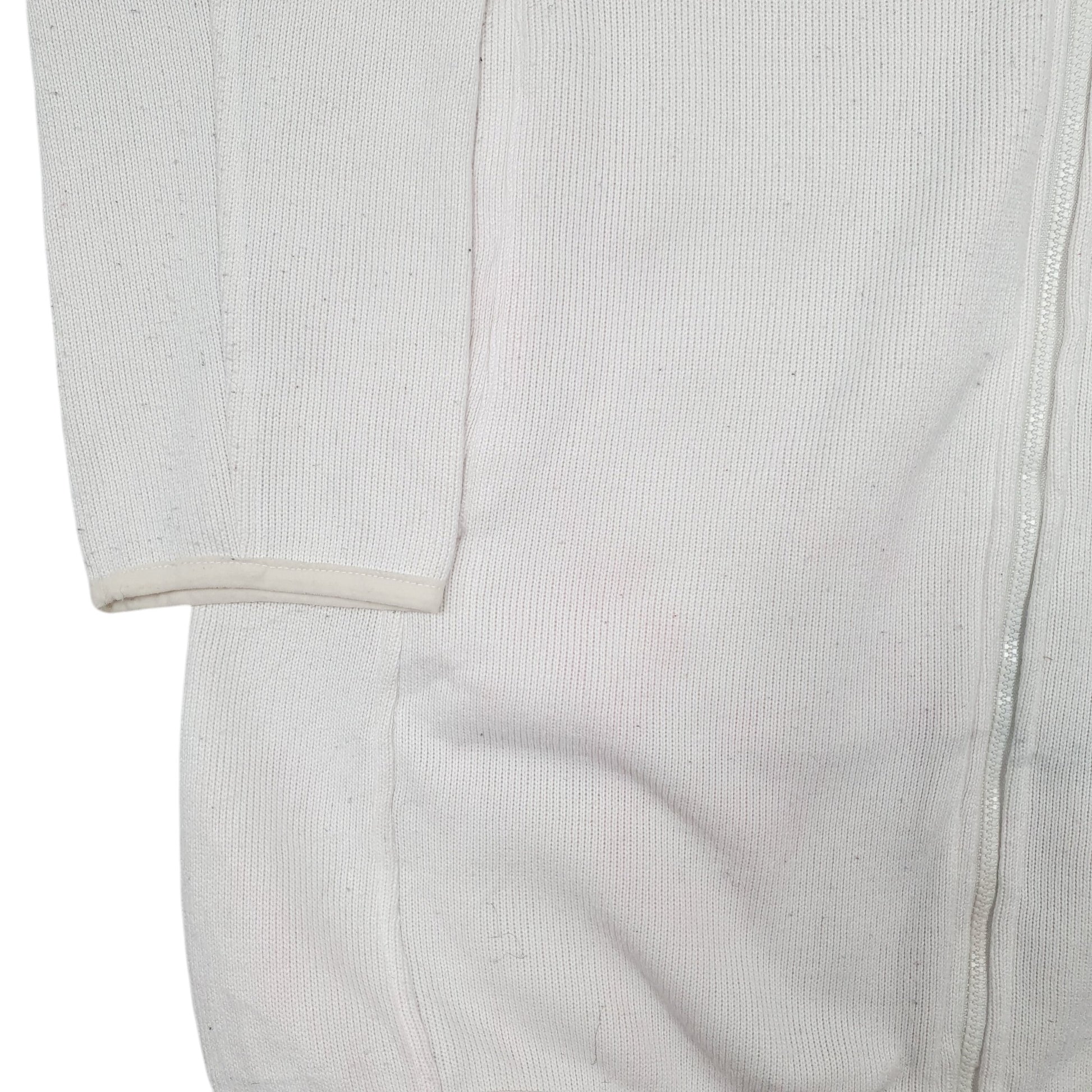 Womens White Tommy Hilfiger Hoodie Trench Full Zip Jumper