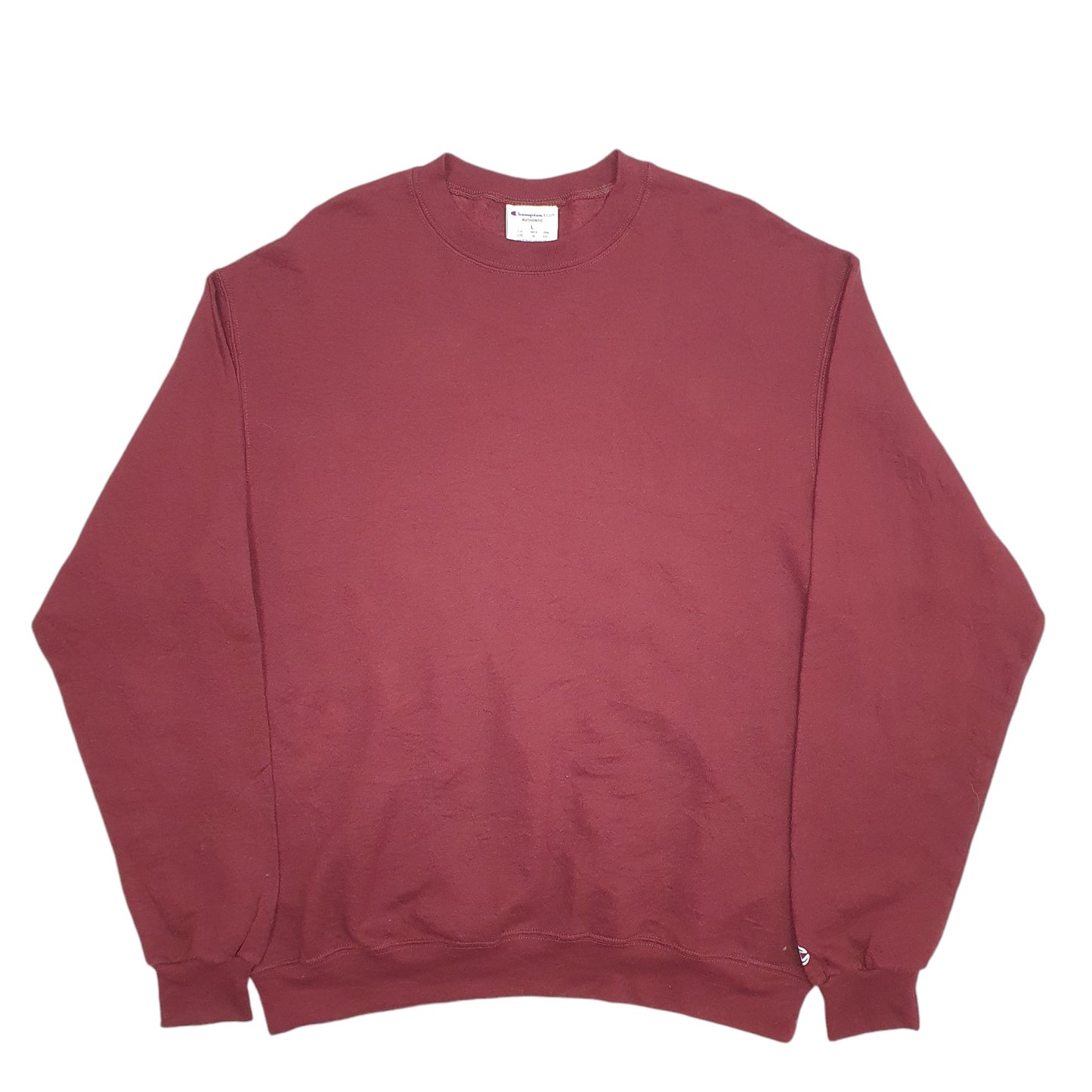 Mens Burgundy Champion  Crewneck Jumper