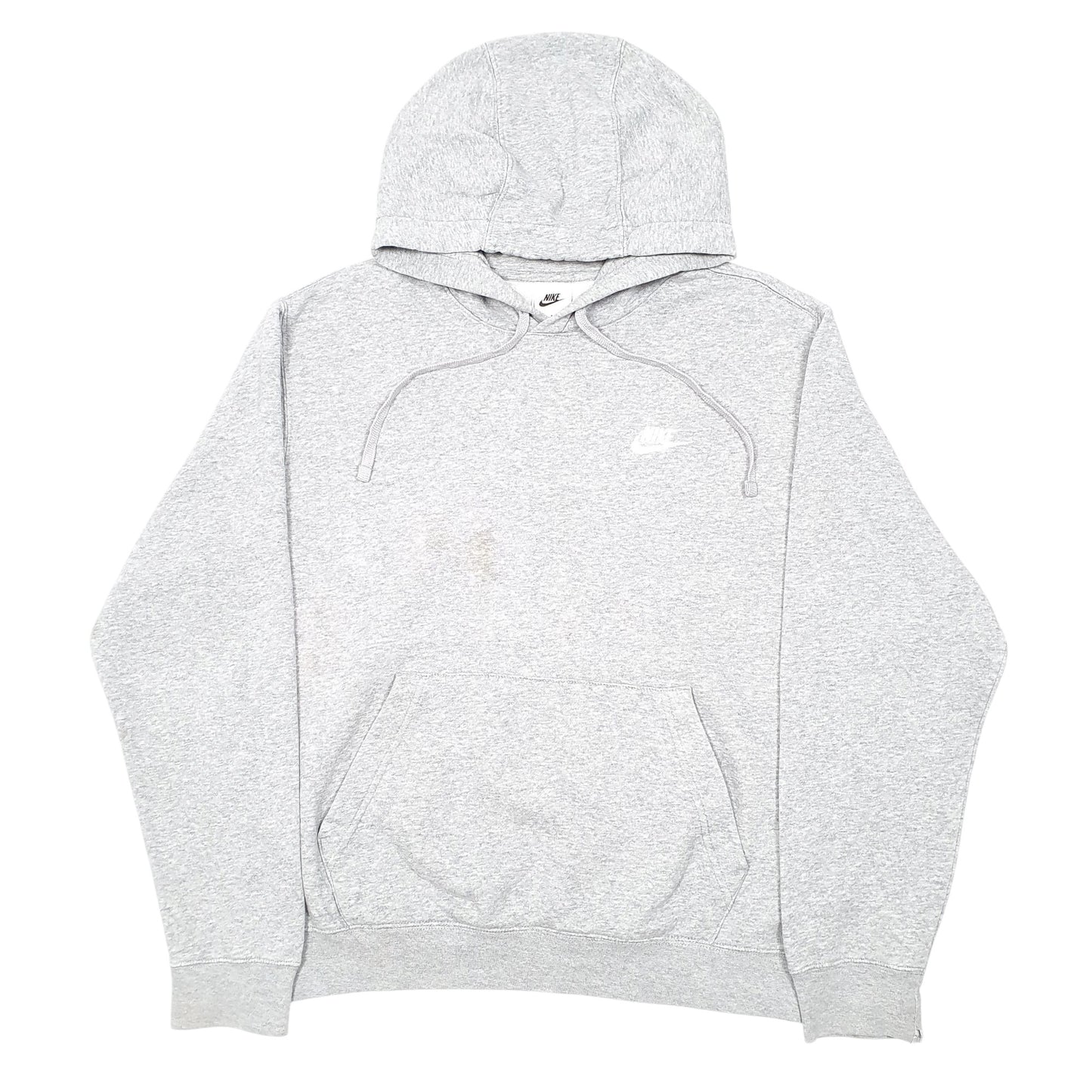 Mens Grey Nike Loose Baggy Hoodie Jumper