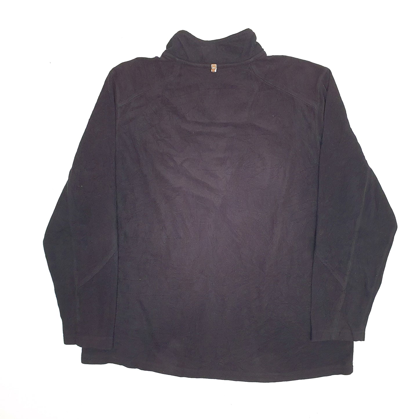 Mens Black Fila  Quarter Zip Jumper