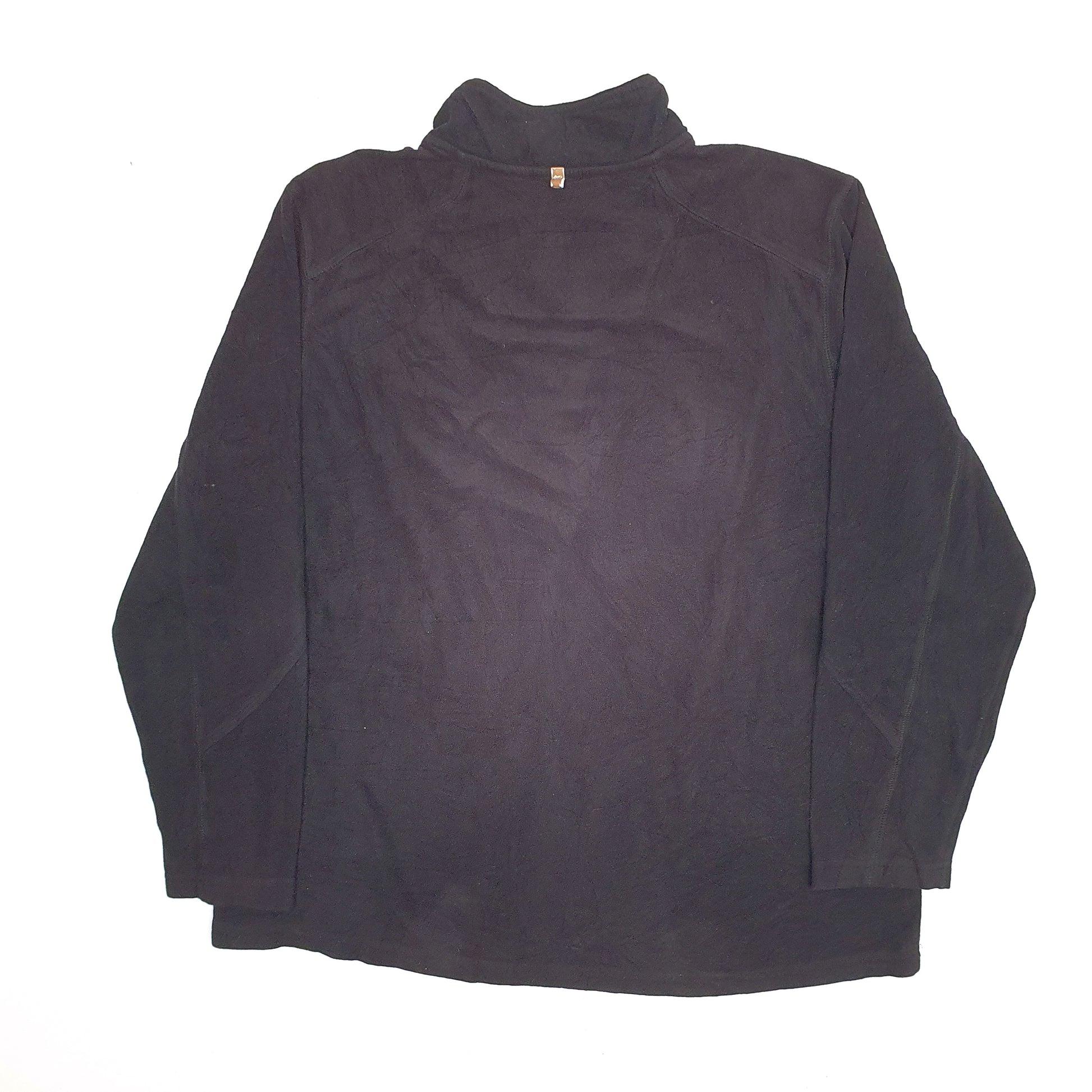 Mens Black Fila  Quarter Zip Jumper