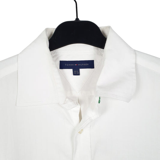 Mens White Tommy Hilfiger  Long Sleeve Shirt