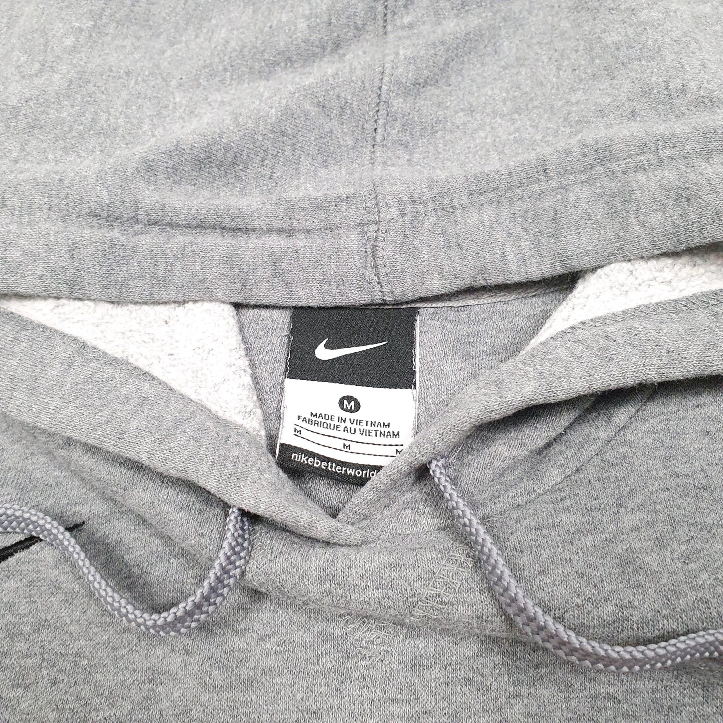 Mens Grey Nike Graham Basketball USA Spellout Hoodie Jumper