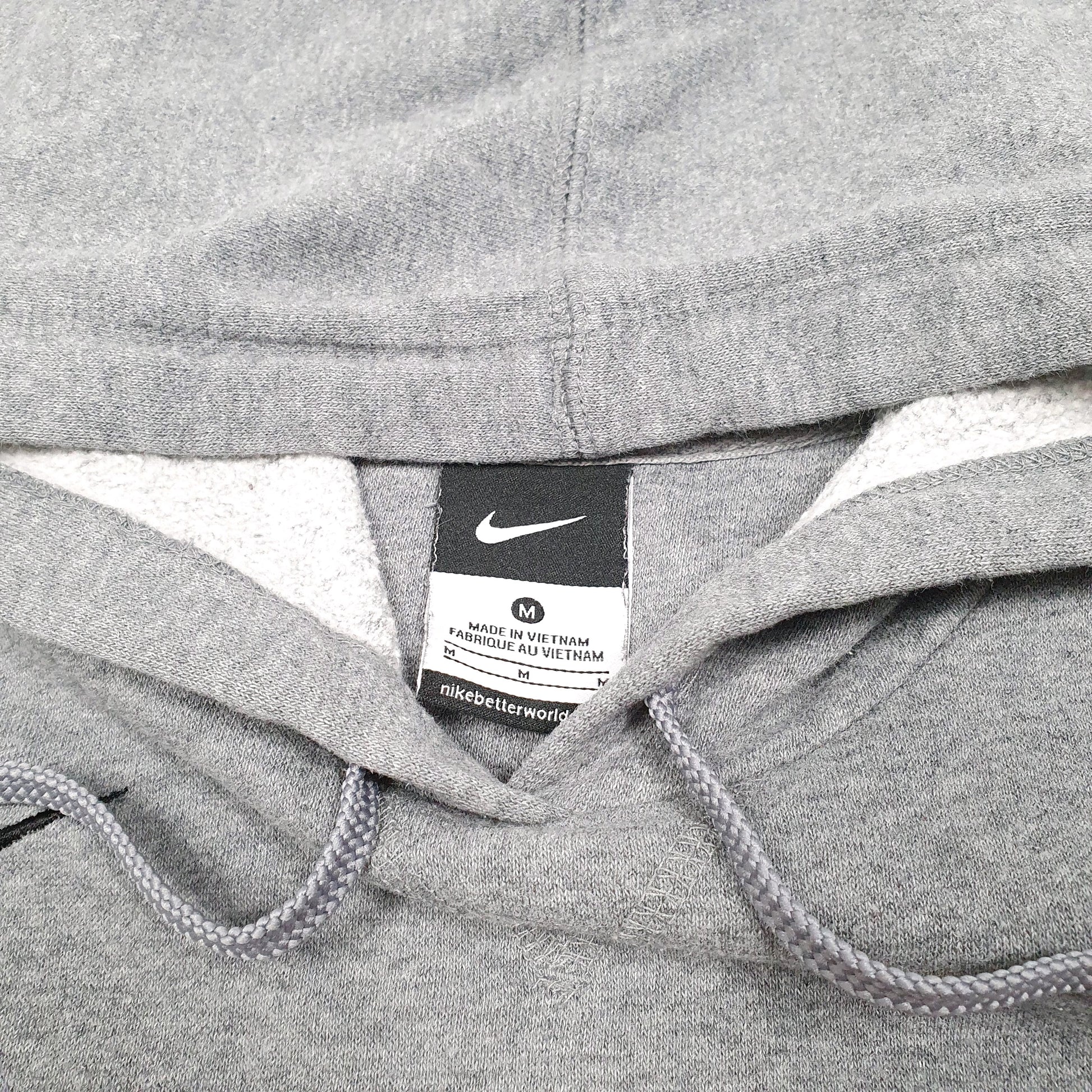 Mens Grey Nike Graham Basketball USA Spellout Hoodie Jumper