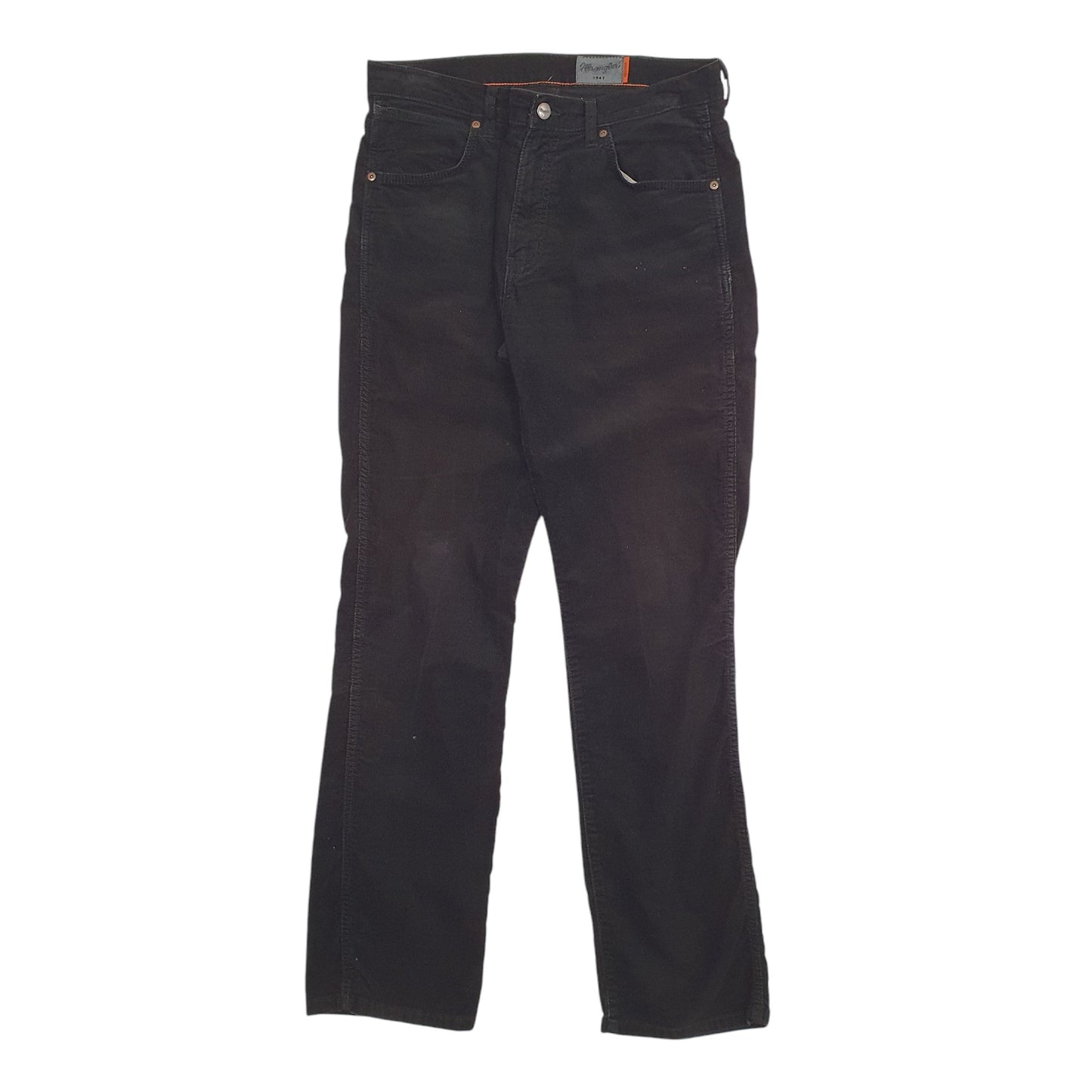 Mens Black Wrangler Arizona Stretch Corduroy Trousers