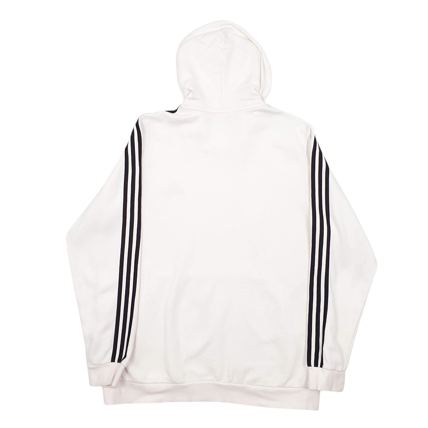 Mens White Adidas  Hoodie Jumper