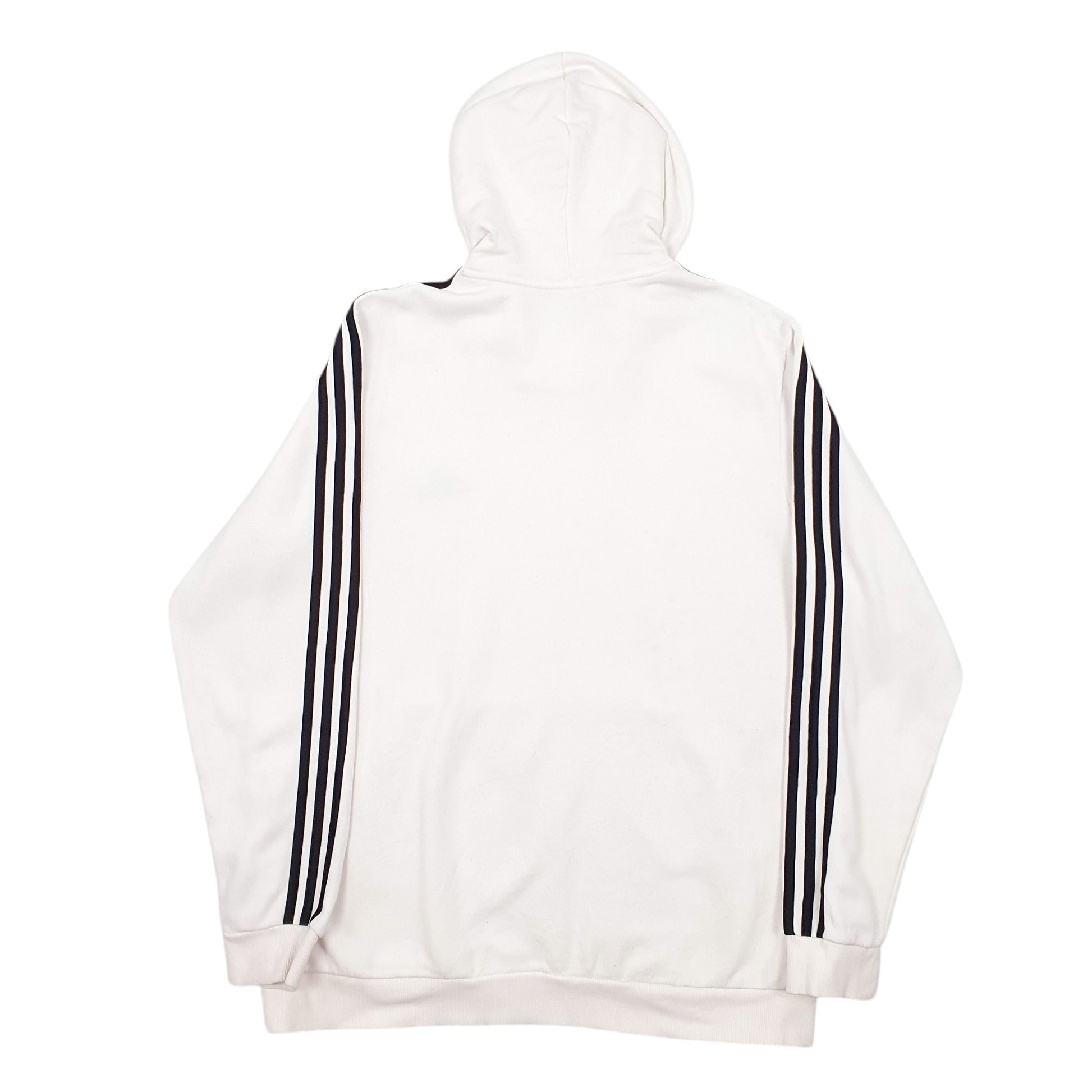 Mens White Adidas  Hoodie Jumper