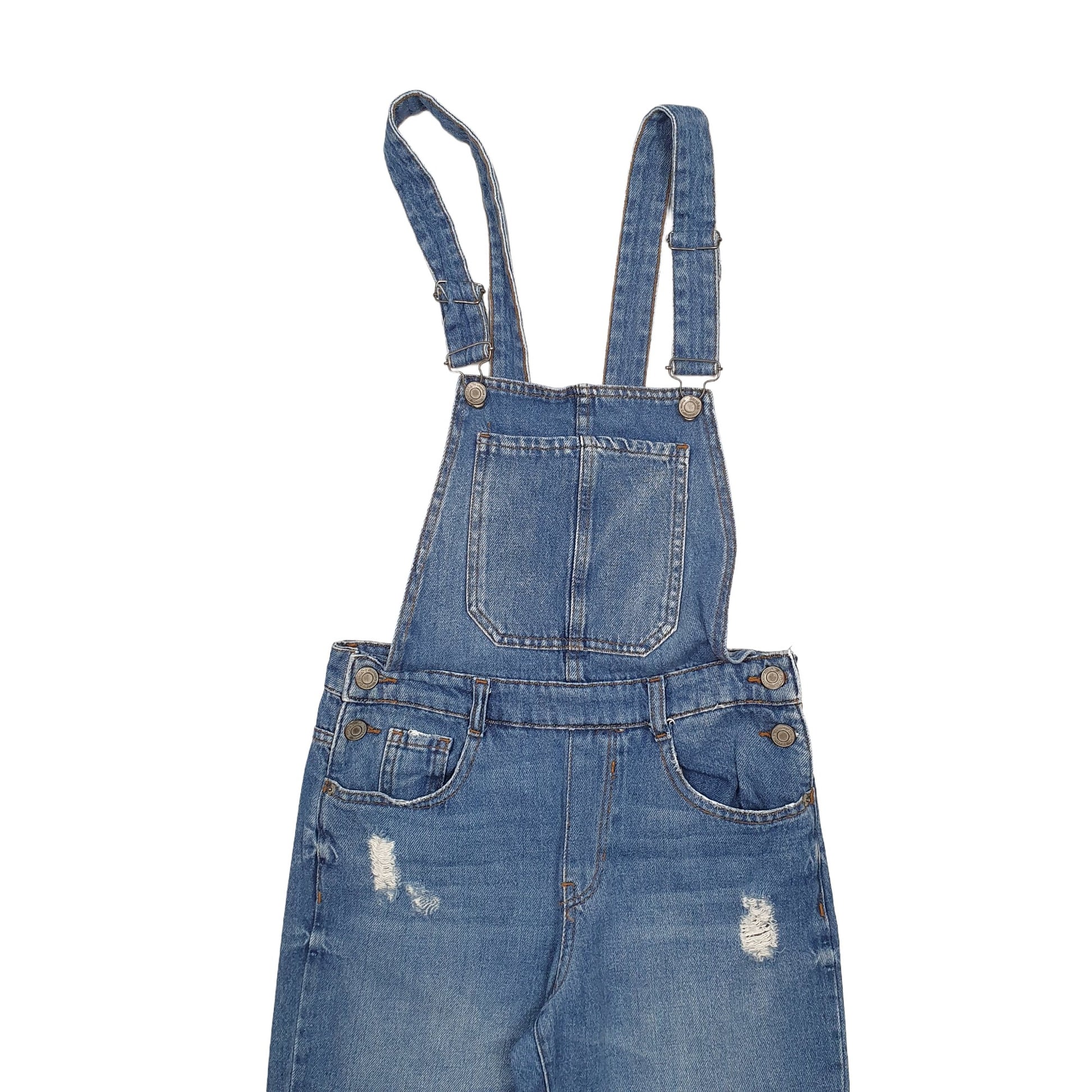 Mens Blue Bershka  Dungaree Trousers