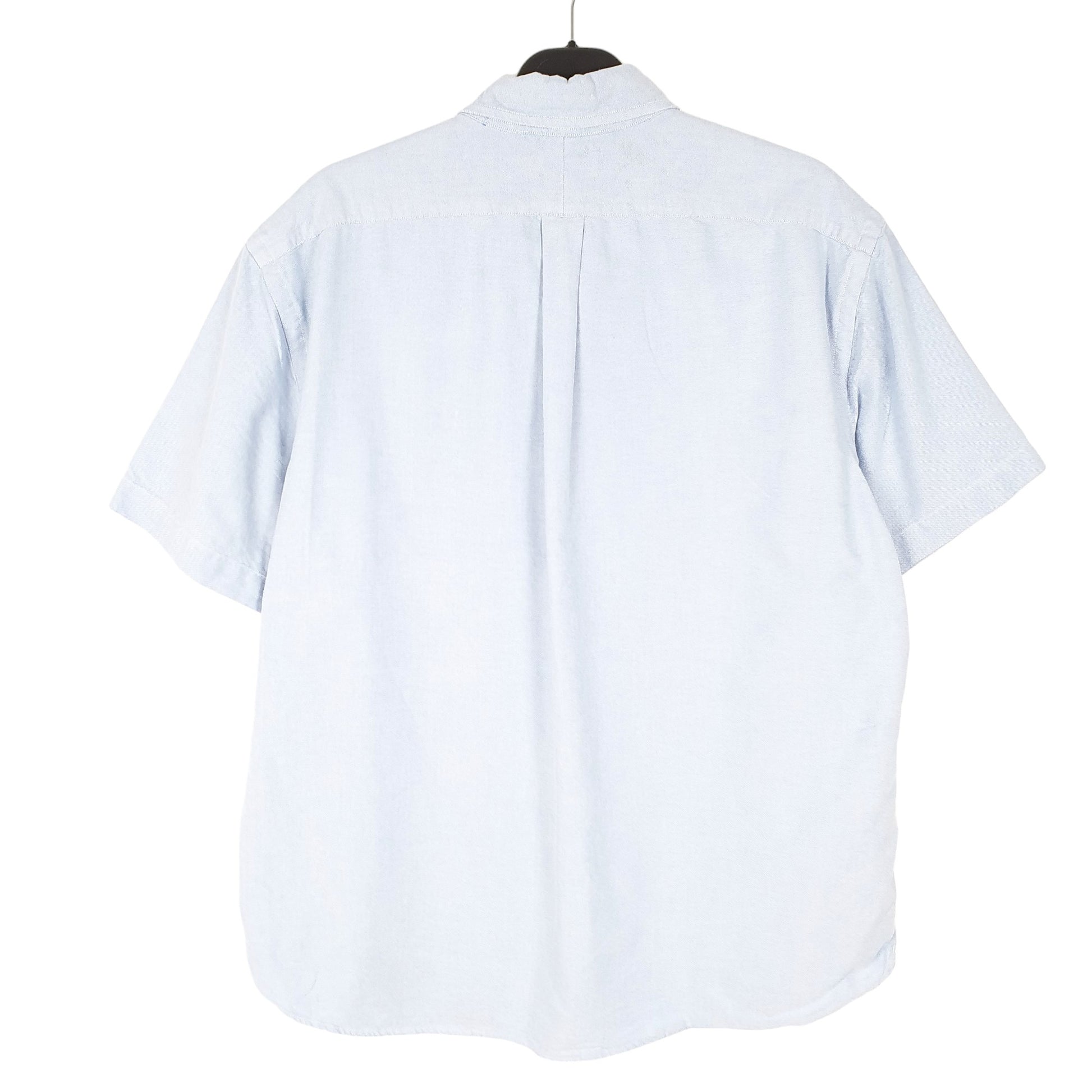 Mens Blue Polo Ralph Lauren RL Untucked Short Sleeve Shirt