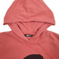 Womens Pink The North Face Spellout Hoodie Jumper