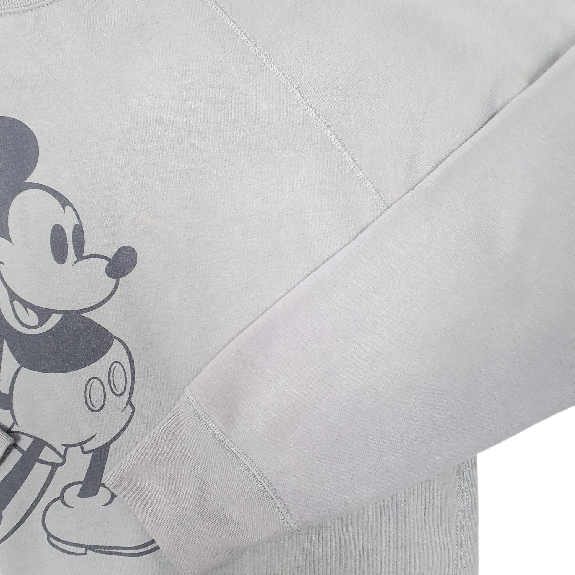 Mens Grey Uniqlo Disney Mickey Mouse Stands Crewneck Jumper