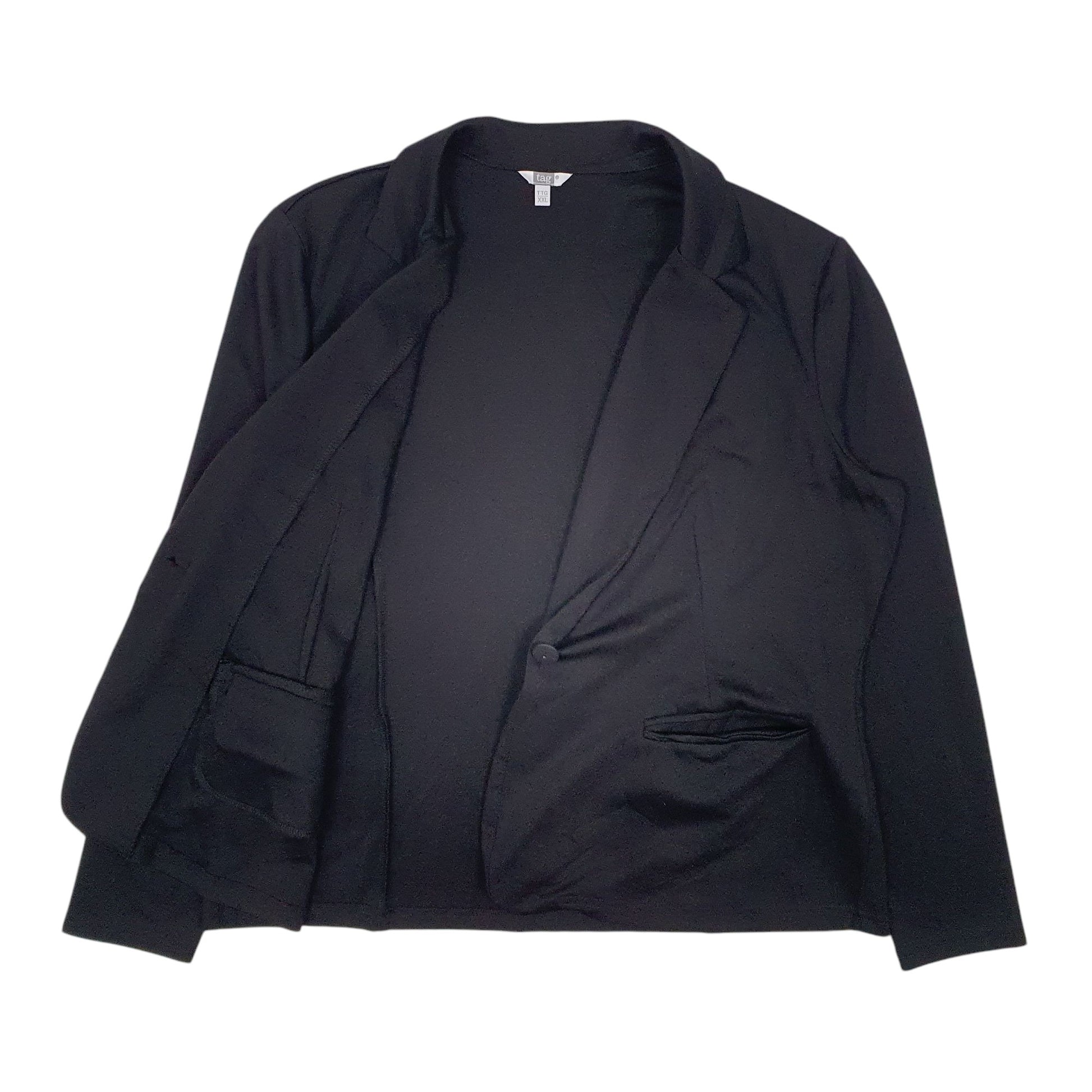 Womens Black Tag   Coat