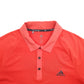 Mens Orange Adidas Golf Climacool Short Sleeve Polo Shirt