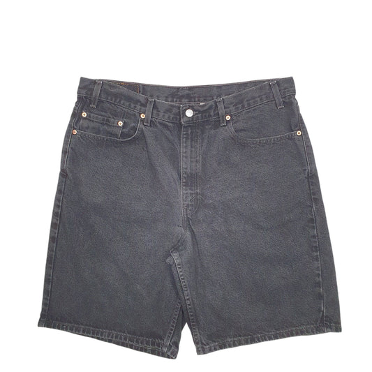 Mens Black Levis Denim Jeans Jorts Denim Shorts