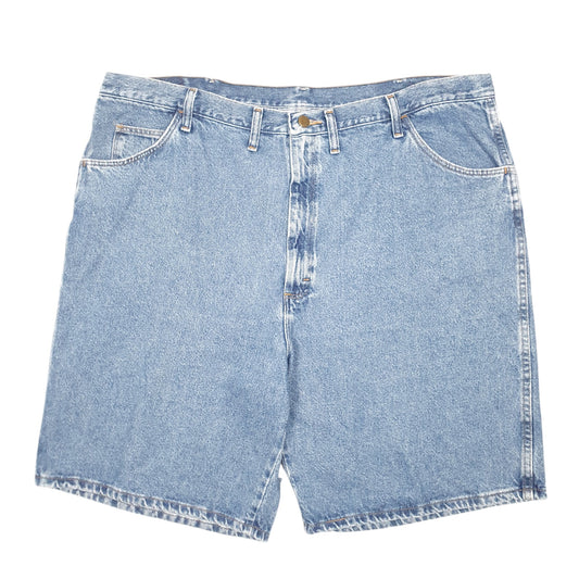 Mens Blue Wrangler Denim Jeans Jorts Regular Denim Shorts