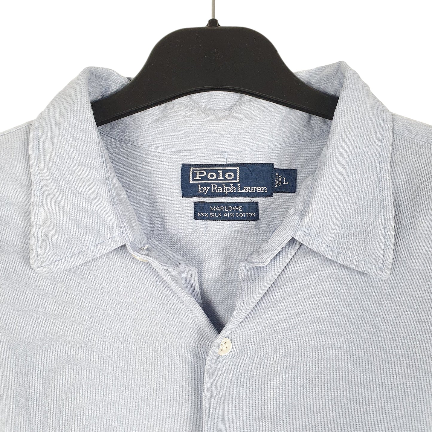 Mens Blue Polo Ralph Lauren Blend Marlowe Long Sleeve Shirt