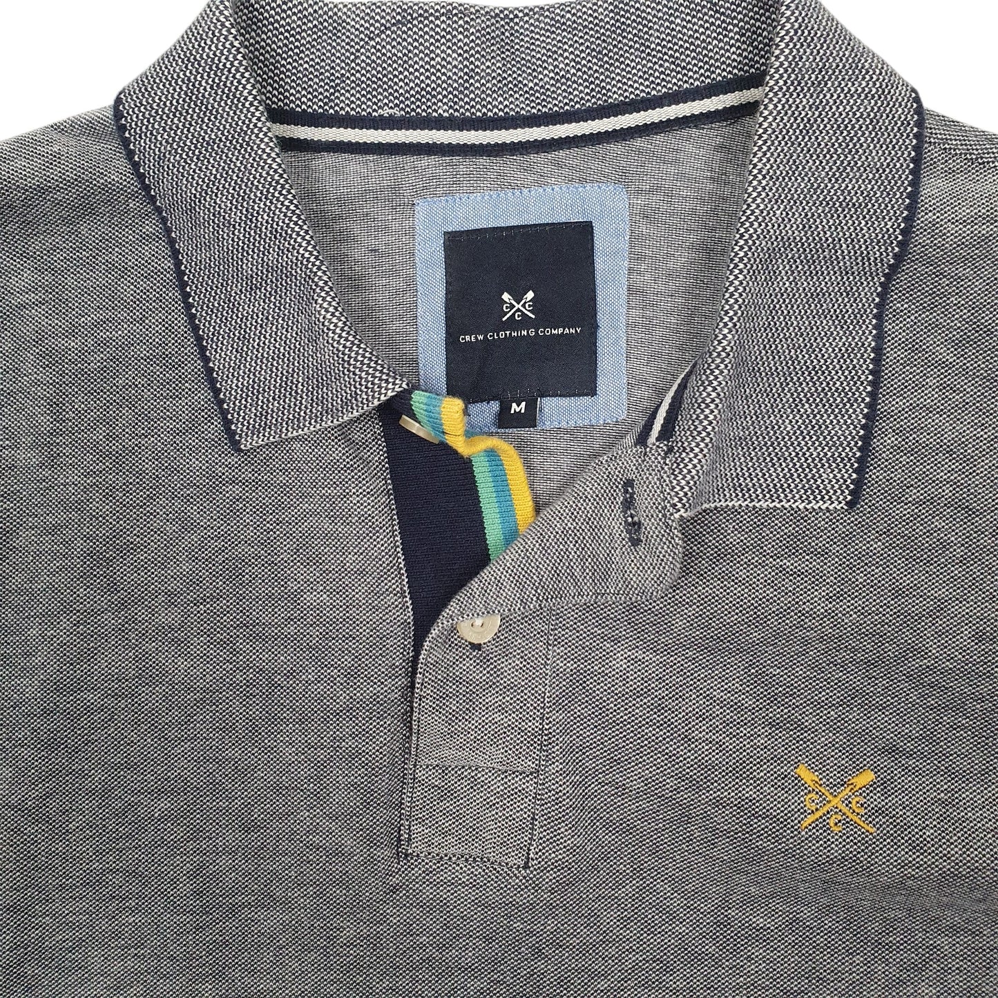 Mens Navy Crew Clothing Co  Short Sleeve Polo Shirt