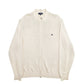 Mens Cream Burberry  Full Zip Jumper