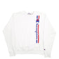 Mens White Champion Spellout Crewneck Jumper