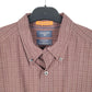 Mens Burgundy Dockers  Long Sleeve Shirt