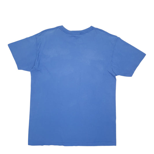 Mens Blue Delta Single Stitch Vintage 90s Made In USA Omaha Royals Short Sleeve T Shirt