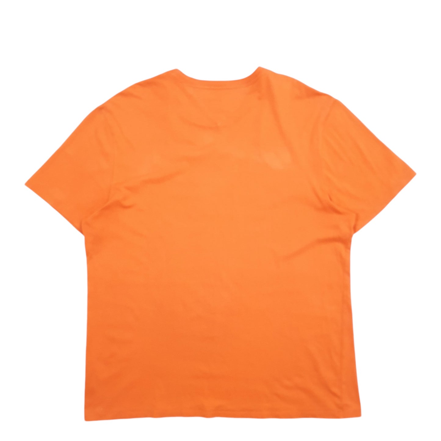 Mens Orange Tommy Hilfiger Spellout Short Sleeve T Shirt