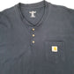 Mens Navy Carhartt  Short Sleeve T Shirt