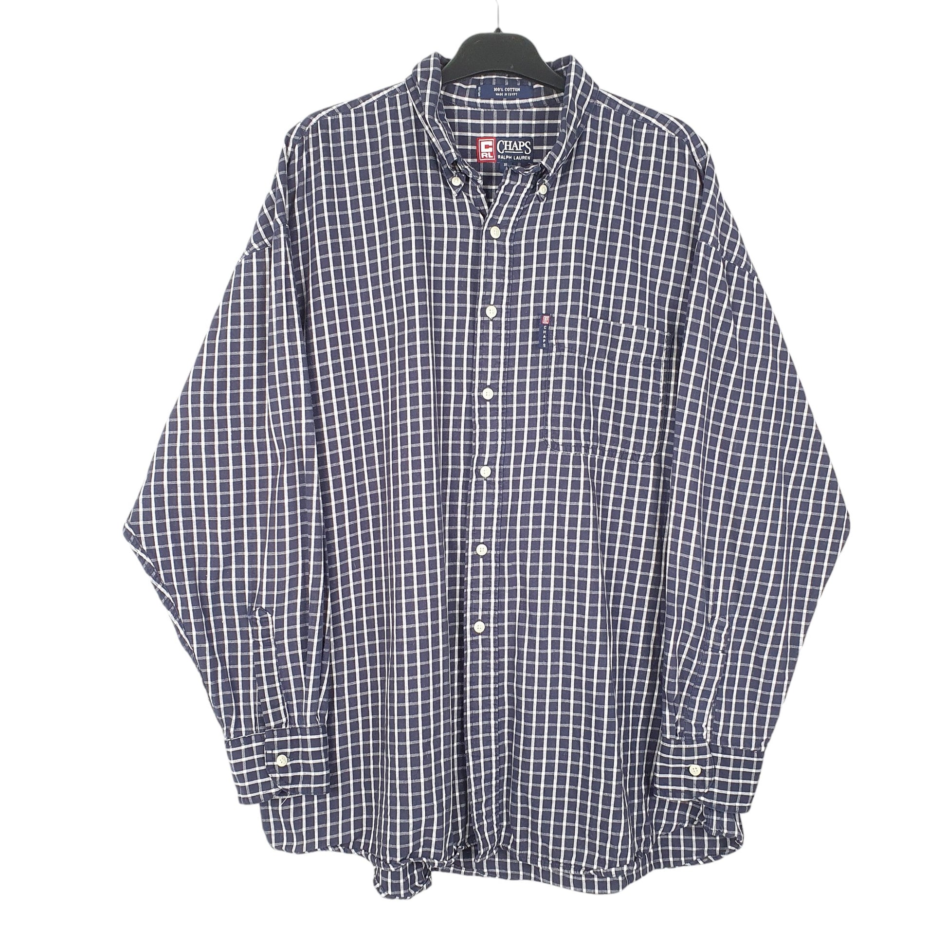Mens Navy Chaps Ralph Lauren  Long Sleeve Shirt