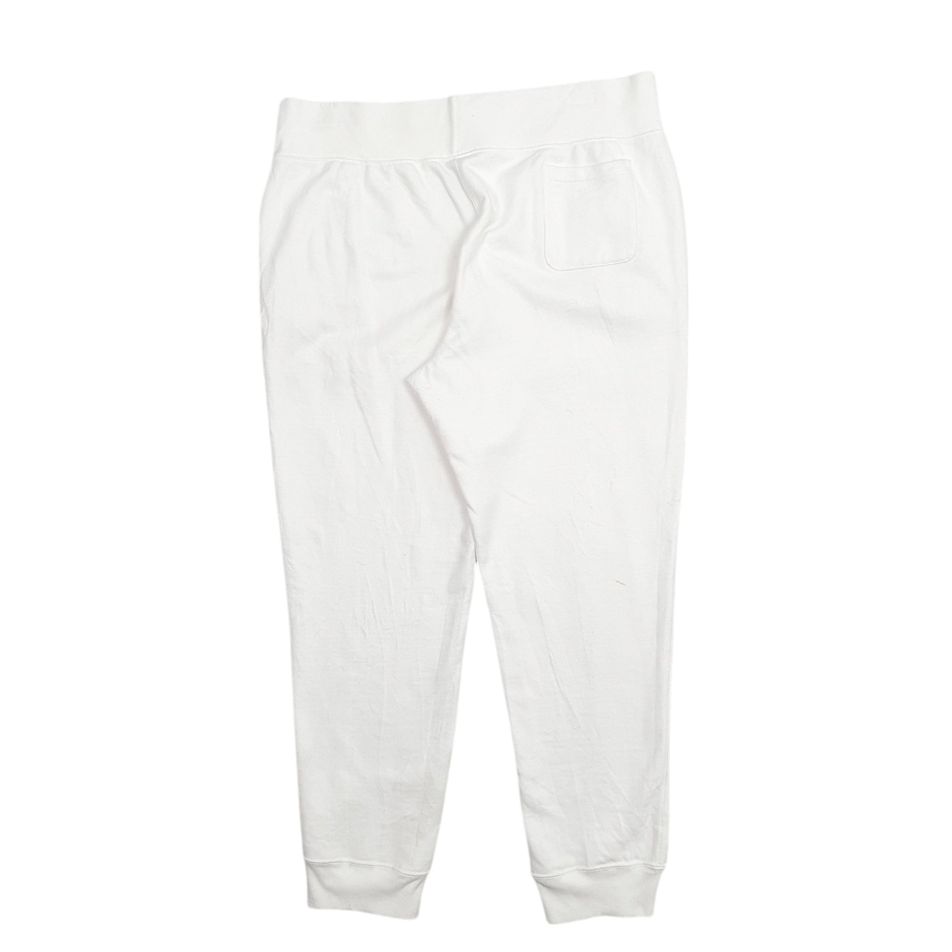 Mens White Champion  Jogger Trousers