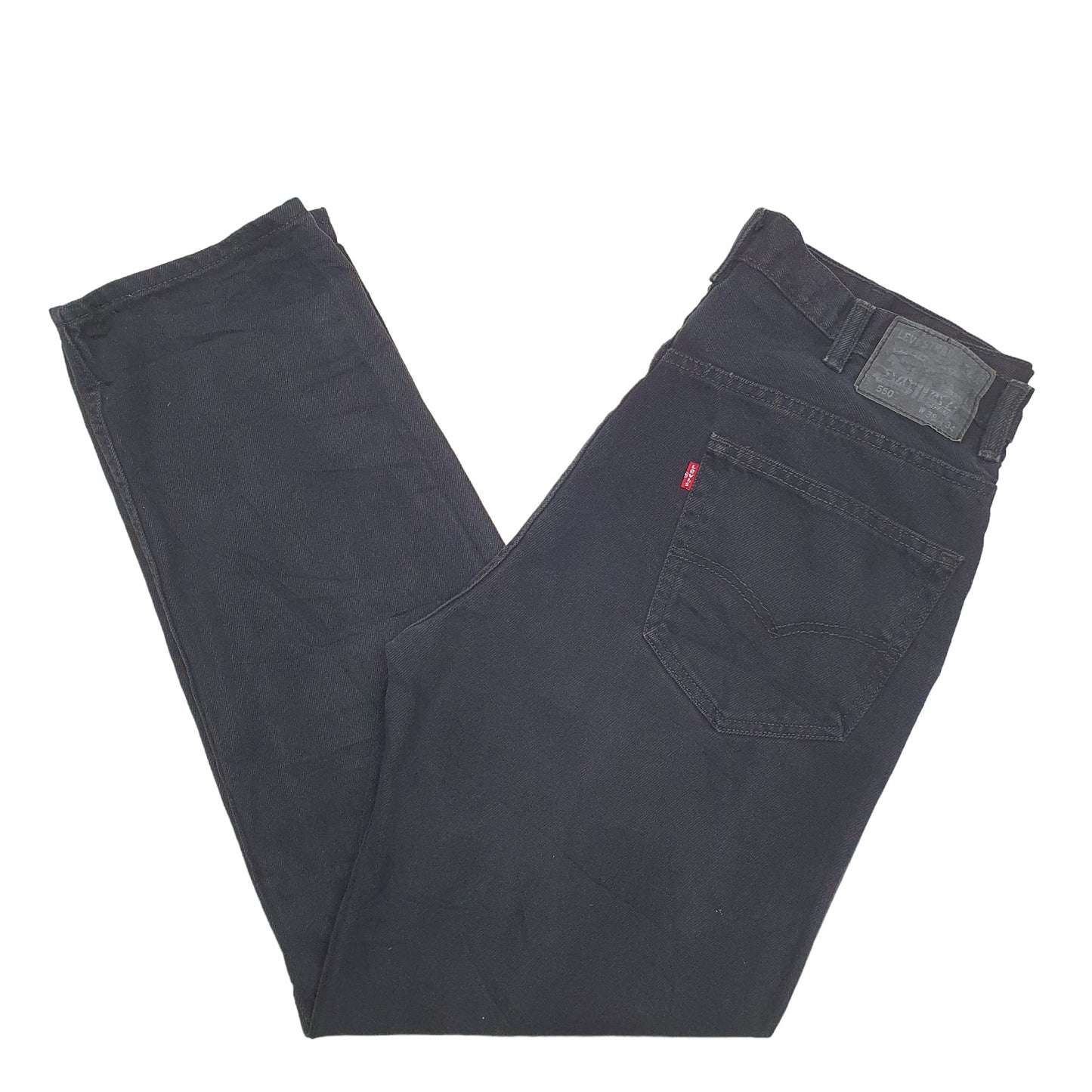 Mens Black Levis  550 JeansW38 L34