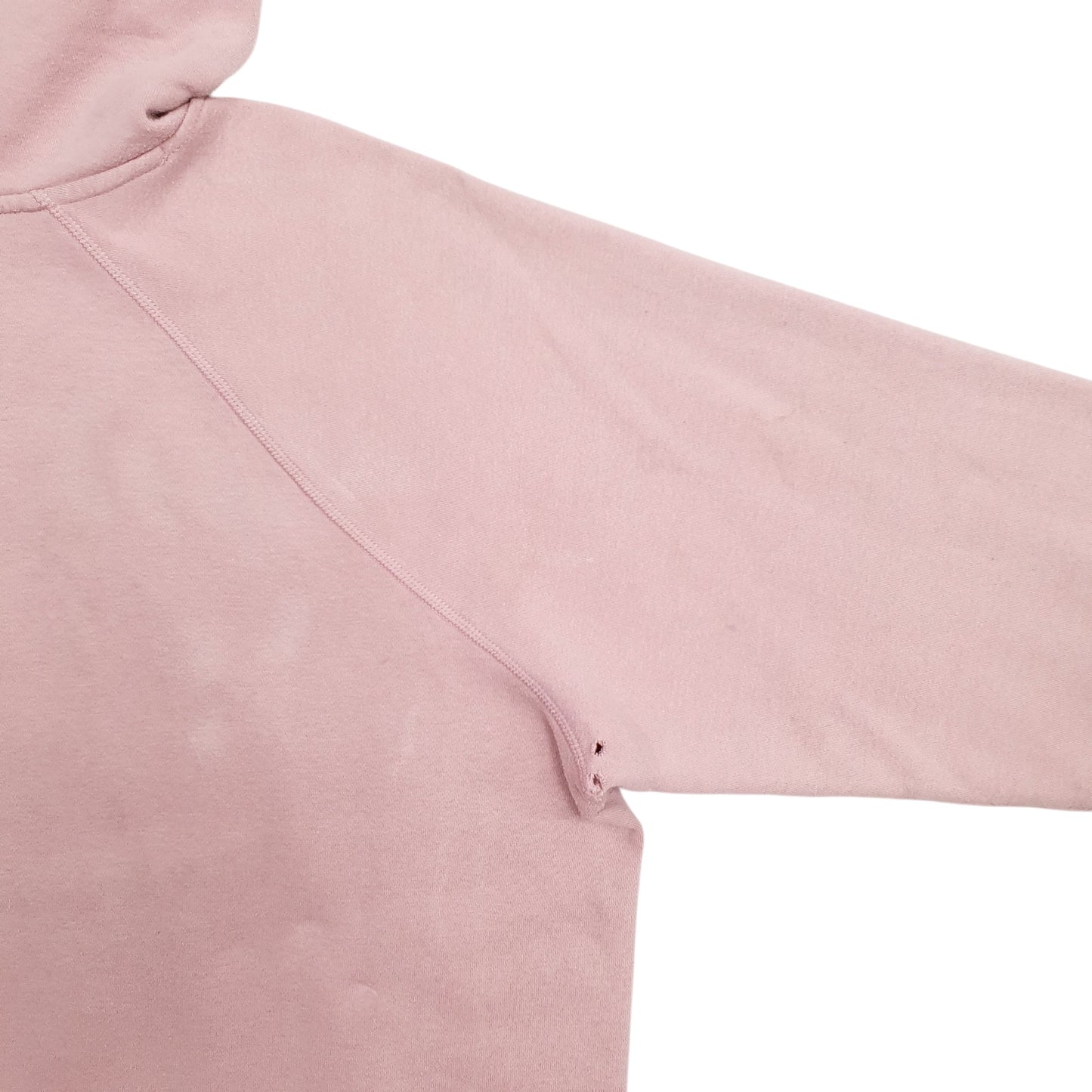 Womens Pink Reebok Spellout Hoodie Jumper