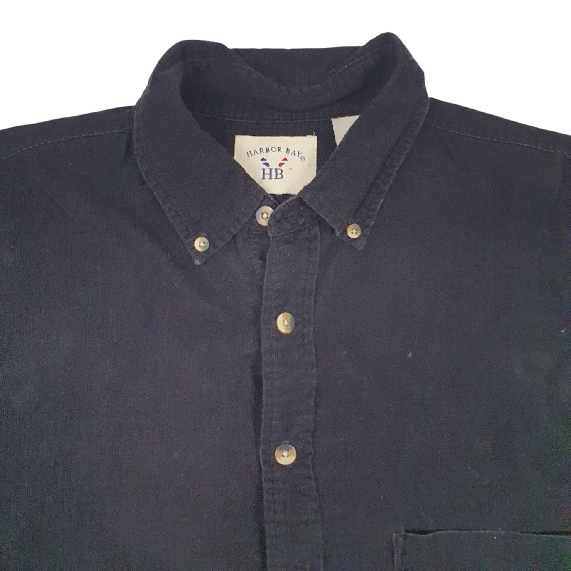 Mens Black Harbour Bay  Long Sleeve Shirt