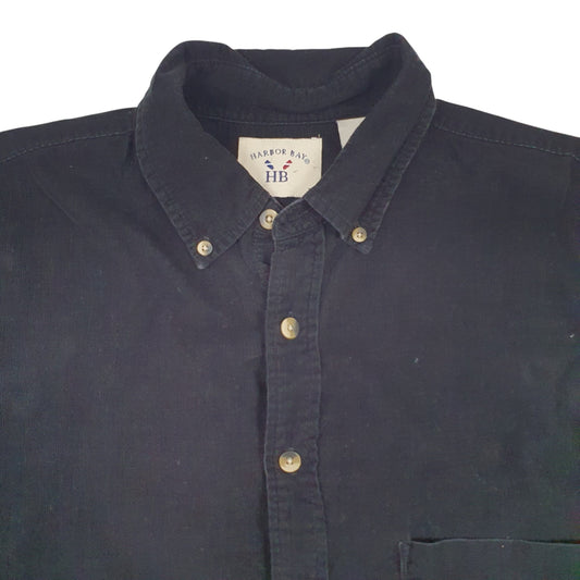Mens Black Harbour Bay  Long Sleeve Shirt