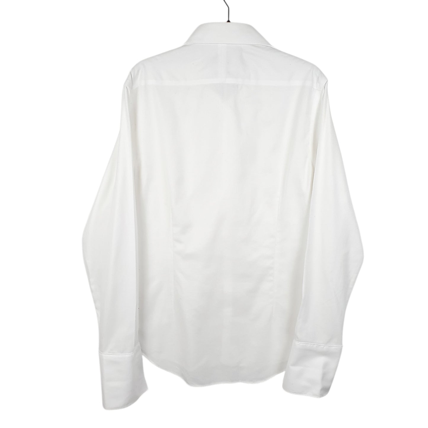Mens White Moss London Long Sleeve Shirt