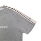 Womens Grey Calvin Klein Spellout Short Sleeve T Shirt