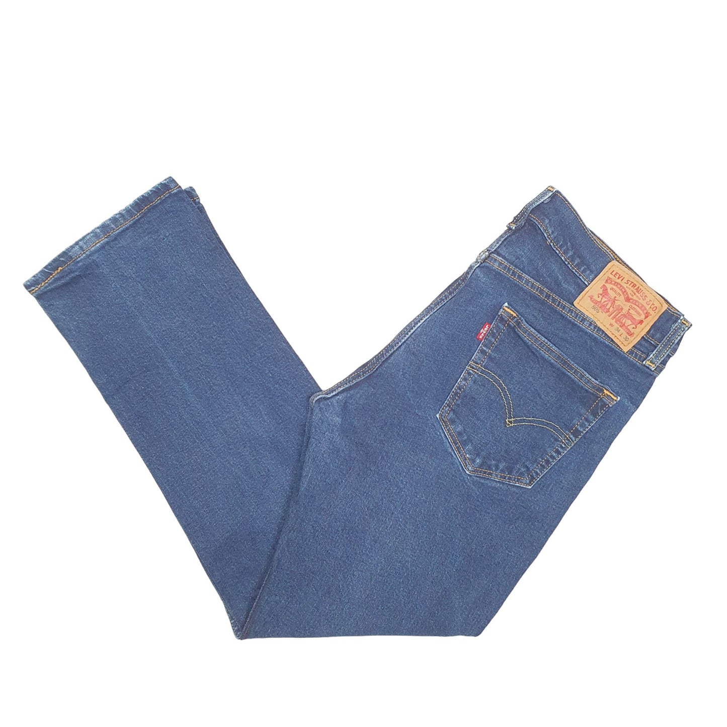 Mens Blue Levis Stretch 505 JeansW34 L30